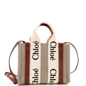 Chloe Woody Convertible Tote Canvas #239455C92B